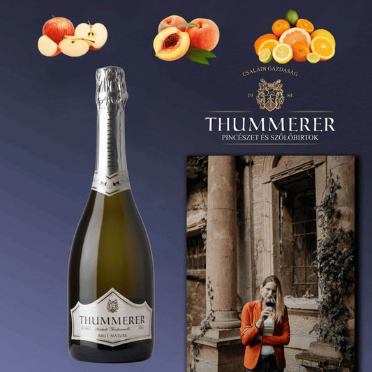 Blanc Brut Nature Methode Traditionelle 2017 Thummerer Eger Ungarn 0,75l - HUNGAROVIN - Topweine aus Ungarn, Italien & Australien – online kaufen
