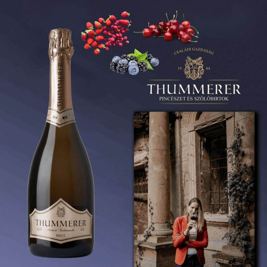 Rosé Brut Méthode Traditionelle 2017 Thummerer Eger Ungarn 0,75l - HUNGAROVIN - Topweine aus Ungarn, Italien & Australien – online kaufen