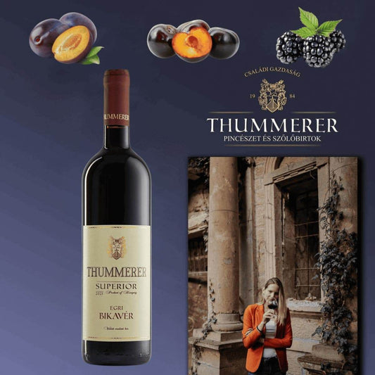 Egri Bikavér Superior 2021 Stierblut Thummerer Eger Ungarn 0,75l - HUNGAROVIN - Topweine aus Ungarn, Italien & Australien – online kaufen