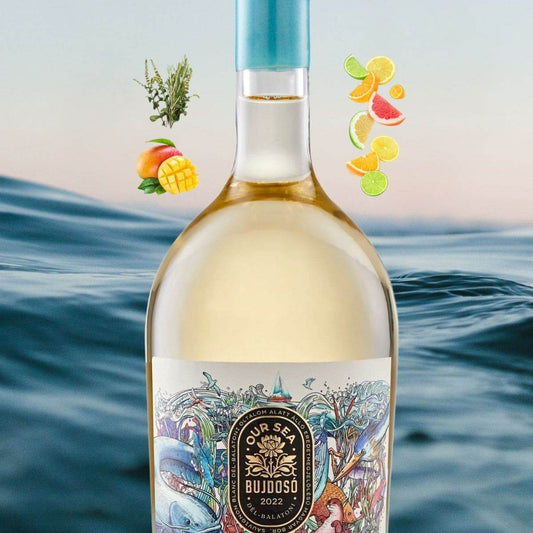 Our Sea Sauvignon Blanc 2023 Bujdosó, Balaton, Ungarn 0,75l - HUNGAROVIN - Topweine aus Ungarn, Italien & Australien – online kaufen