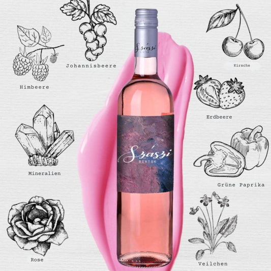 Cabernet Sauvignon Rosé trocken 2024 Szászi Balaton Ungarn 0,75l - HUNGAROVIN - Topweine aus Ungarn, Italien & Australien – online kaufen