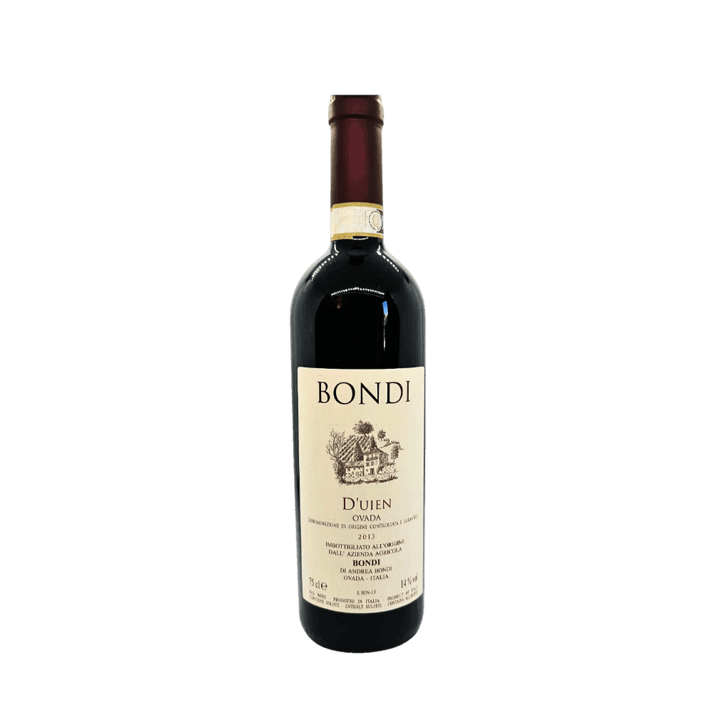 D’uien, Dolcetto d’Ovada Superiore DOCG, Az. Agr. Bondi Piemont Italien 0,75l - HUNGAROVIN - Topweine aus Ungarn, Italien & Australien – online kaufen