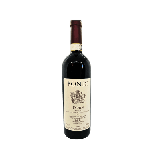 D’uien, Dolcetto d’Ovada Superiore DOCG, Az. Agr. Bondi Piemont Italien 0,75l - HUNGAROVIN - Topweine aus Ungarn, Italien & Australien – online kaufen