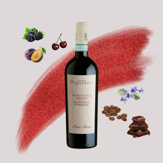 Ripasso Valpolicella DOC Valpantena Acini Ameni Corto Figaretto Italien 0,75l - HUNGAROVIN - Topweine aus Ungarn, Italien & Australien – online kaufen