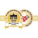 Goldene Medaille mit Brandenburger Tor, Text '29. BERLINER WEIN TROPHY 2025 Best Producer Hungary' und Weintrauben-Symbol mit 'OIV'