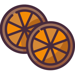 kandierte Orangen