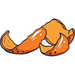 kandierte Orangenschale